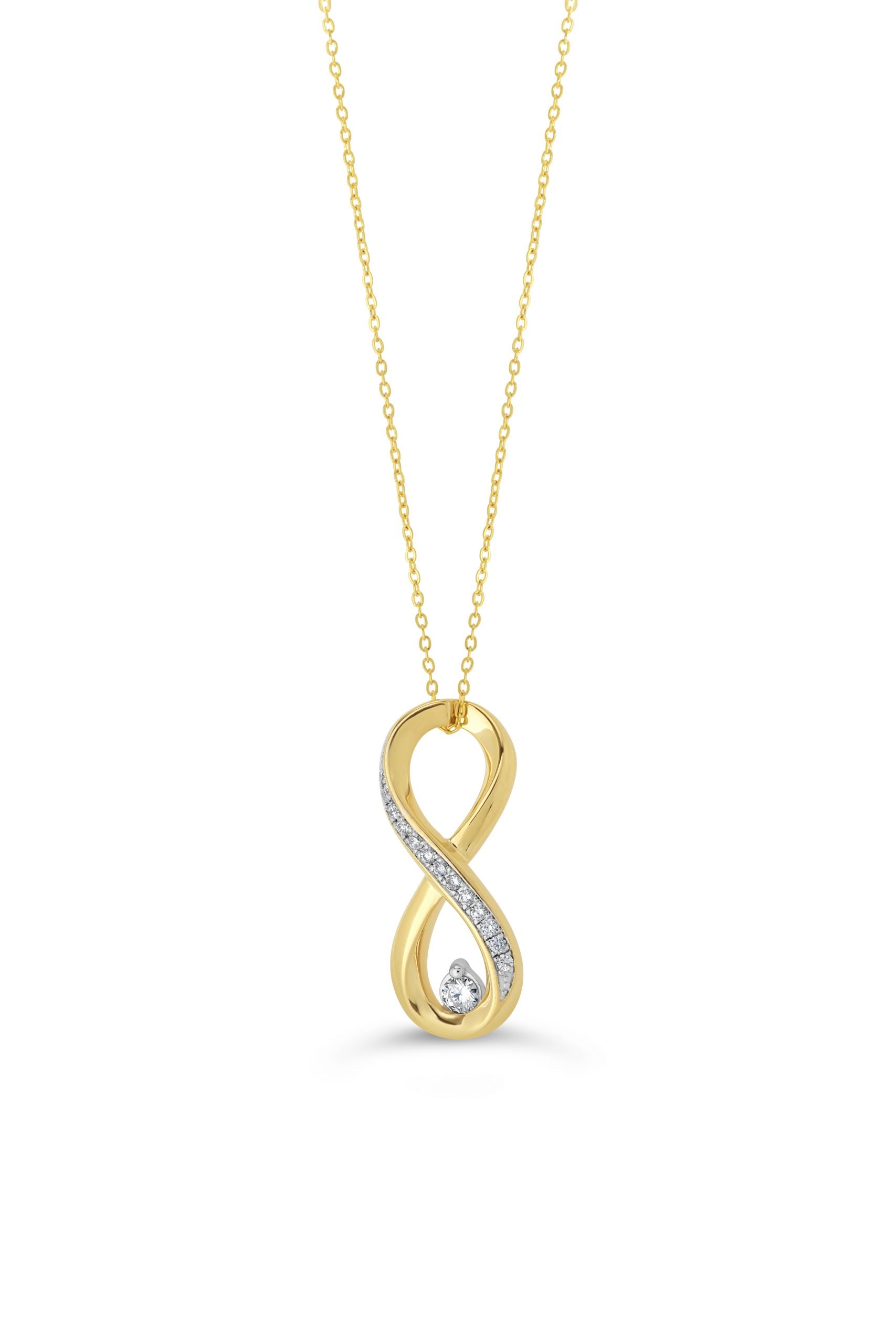 DIAMOND INFINITY NECKLACE GARO JEWELLERS